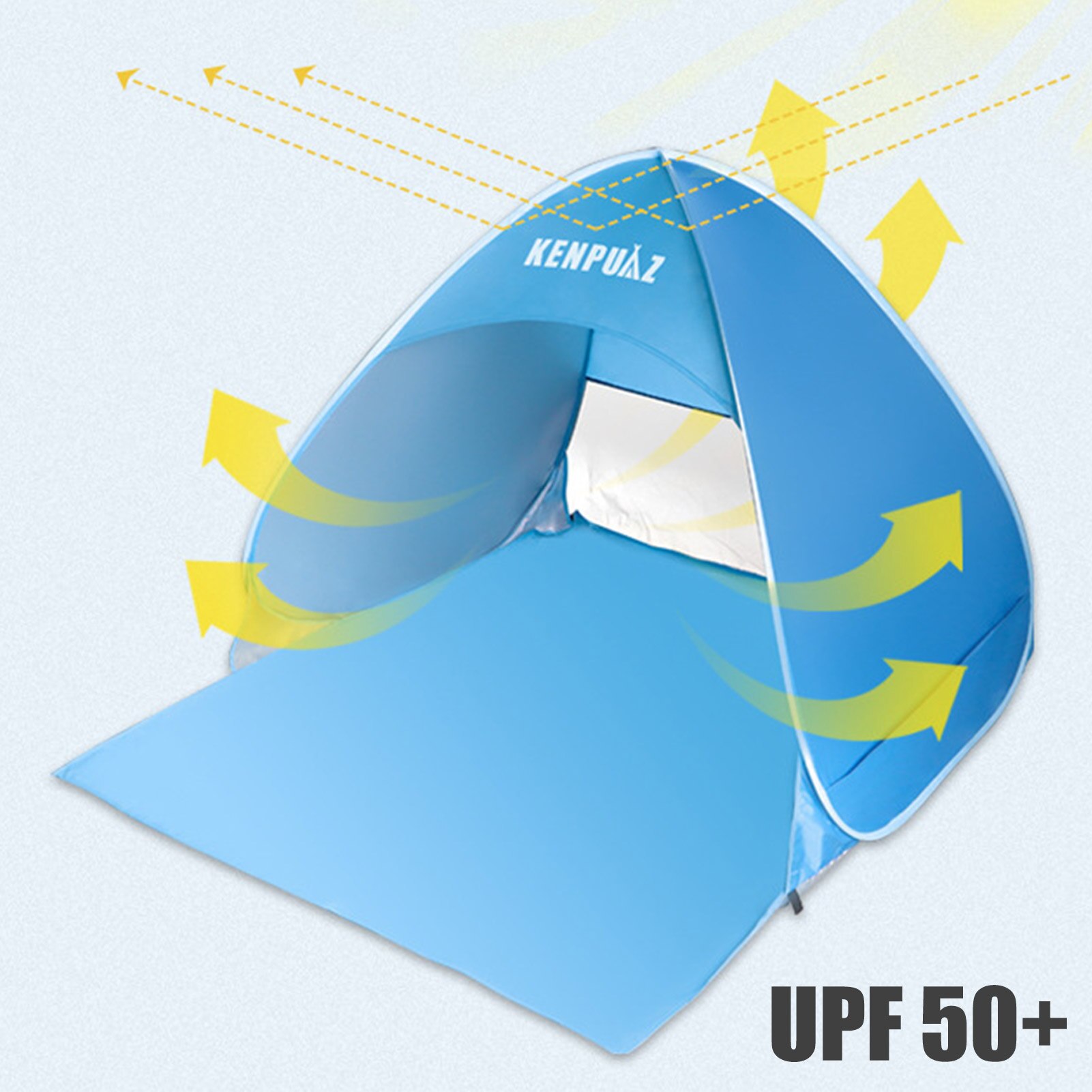 Cheap Goat Tents Automatic Opening Up Tent 1 2 Person Camping Tent Easy Instant Setup Protable Backpacking For Sun Shelter Travelling Hiking   